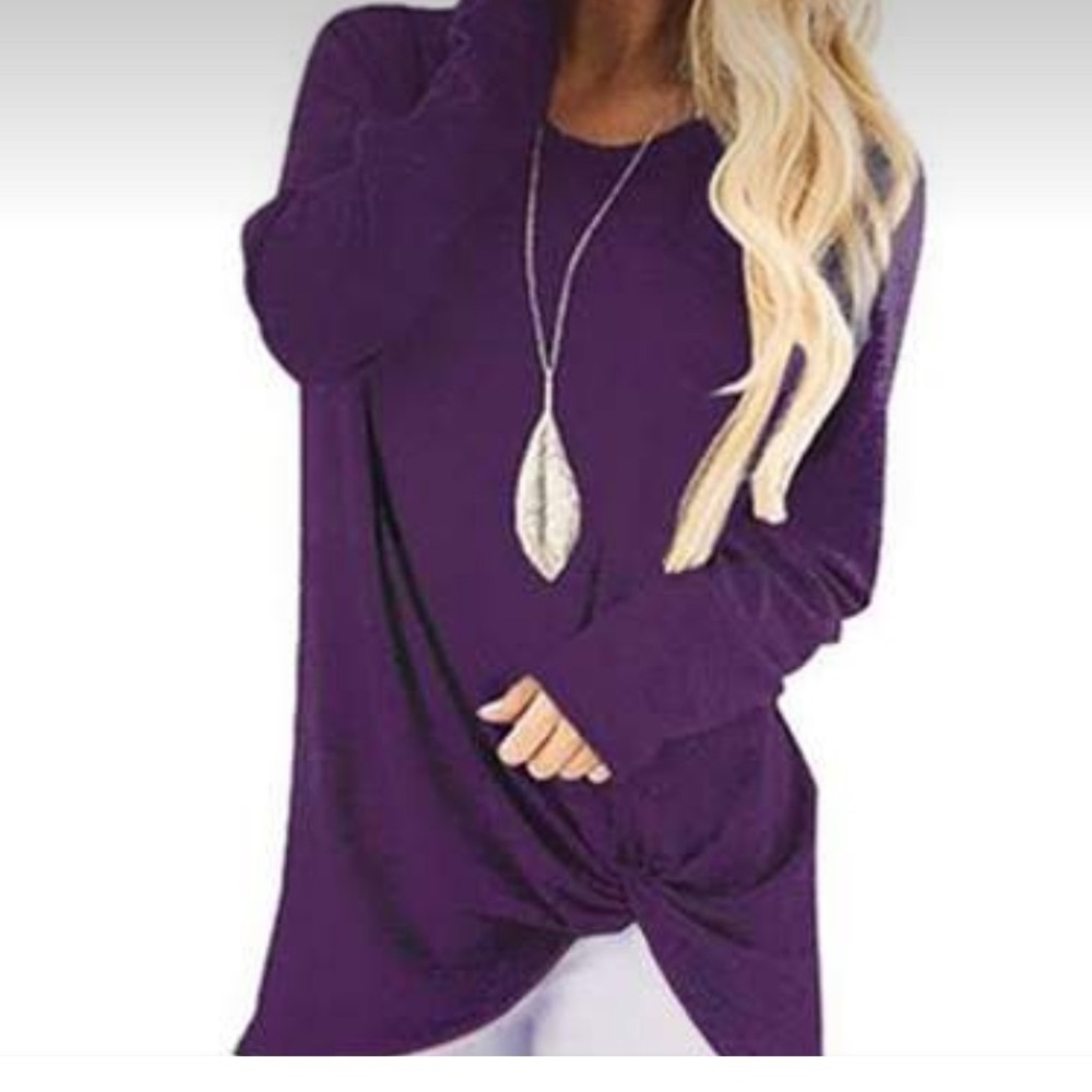 Leo Rosi Purple Long Sleeve Women's Top